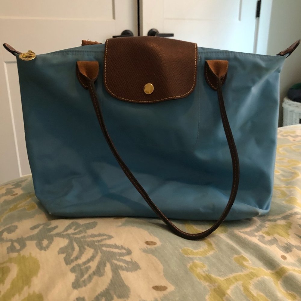 Longchamp Le Pliage Small - Light Blue